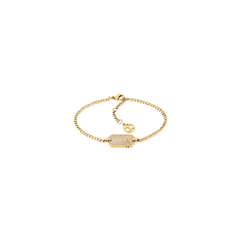 Classic Tennis Bracelet for Evening Wear-Women Gold Bracelet