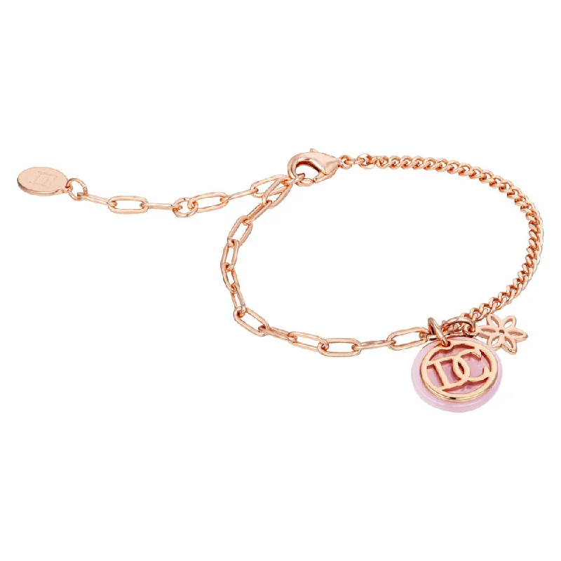 Silver Bracelets for Everyday Wear-Women Ottavia Rose Gold Bracelet