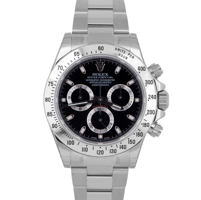 High-End Watches for Investment Pieces-NOS STICKERED Rolex Daytona Cosmograph Chromalight RANDOM SERIAL 40mm 116520 B+P