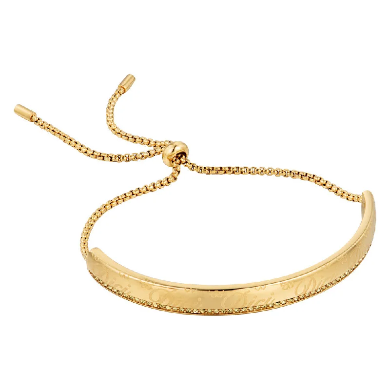 Chunky Crystal Bracelet for Bold Fashion-Women Giulia Gold Bracelet