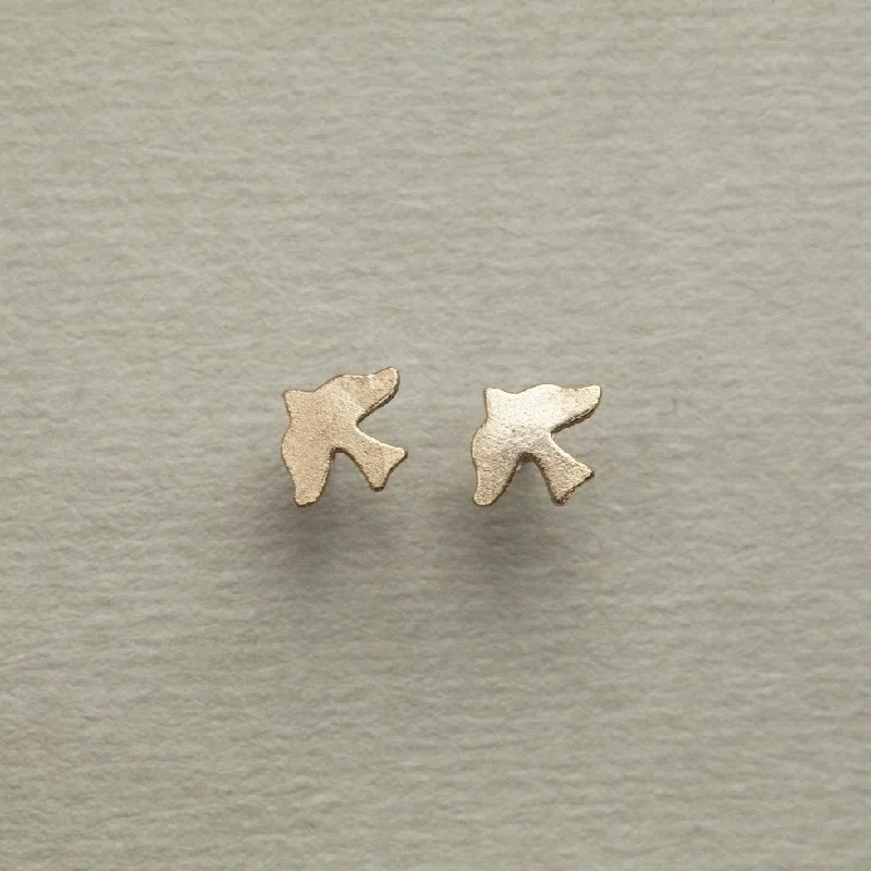 Classic Earrings for Every Occasion-Dickie Bird Stud Earrings