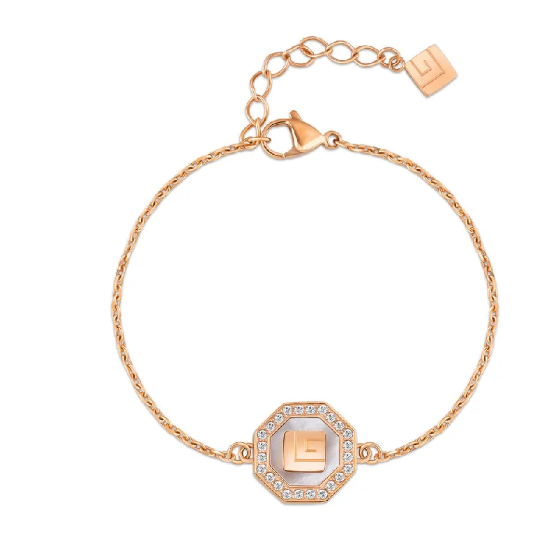 Unique Handmade Bracelet for Special Gifts-Women Ambre Rose Gold Bracelet