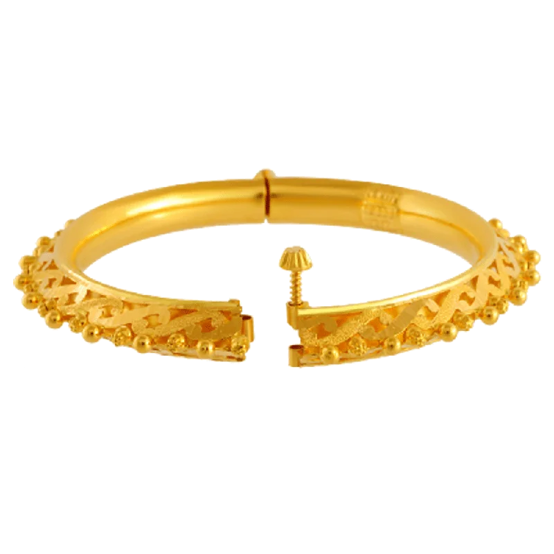 Personalized Bangle for Your Loved One-22KT Yellow Gold Bangle For Women