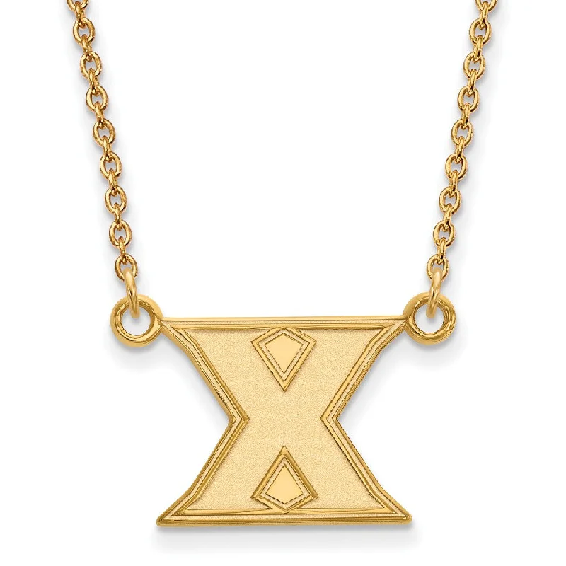 Silver Necklace with Gemstones-14k Yellow Gold Xavier U Small Initial X Pendant Necklace