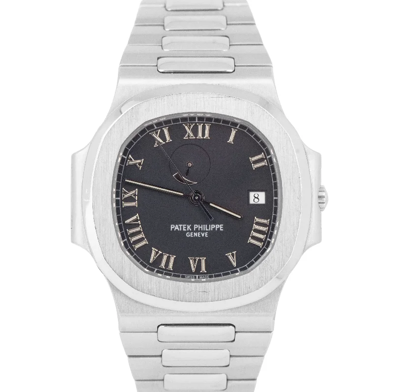 Watch Sets for Men and Women-UNPOLISHED PAPERS Patek Philippe Nautilus Comet 3710/1A Black Roman 42mm B+P