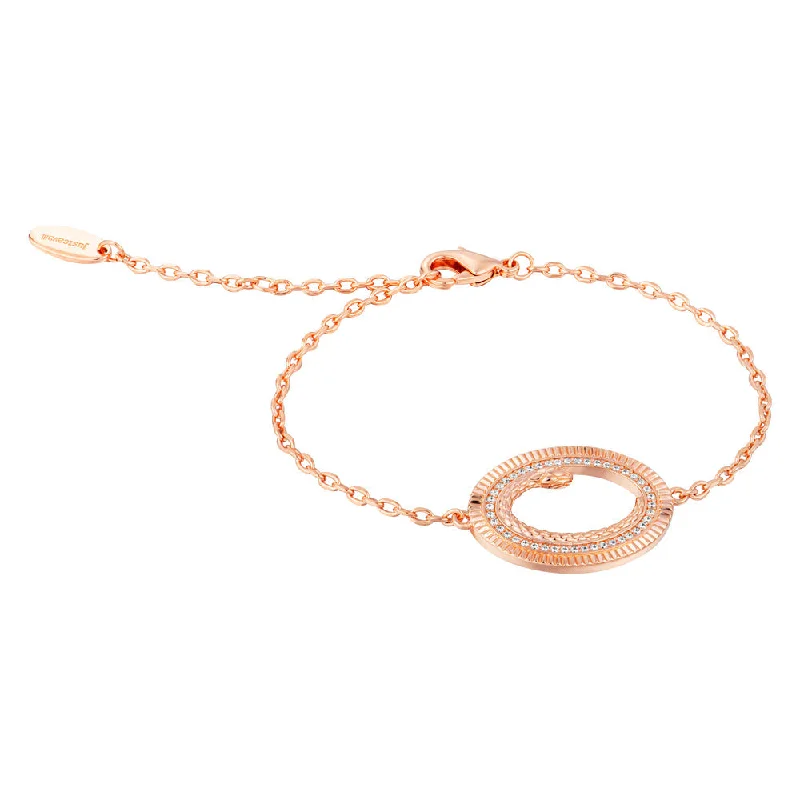 Simple Gold Bracelet with Birthstone-Women Bracelet