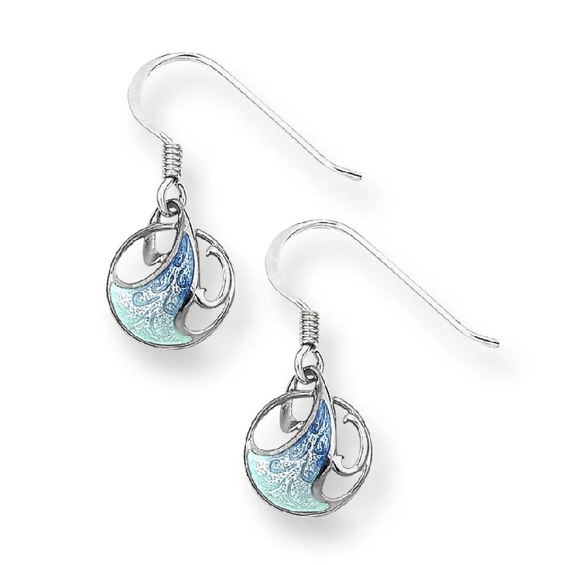 Chic Drop Earrings-Polished finish on back, Rhodium Plated for easy care, Gift Boxed