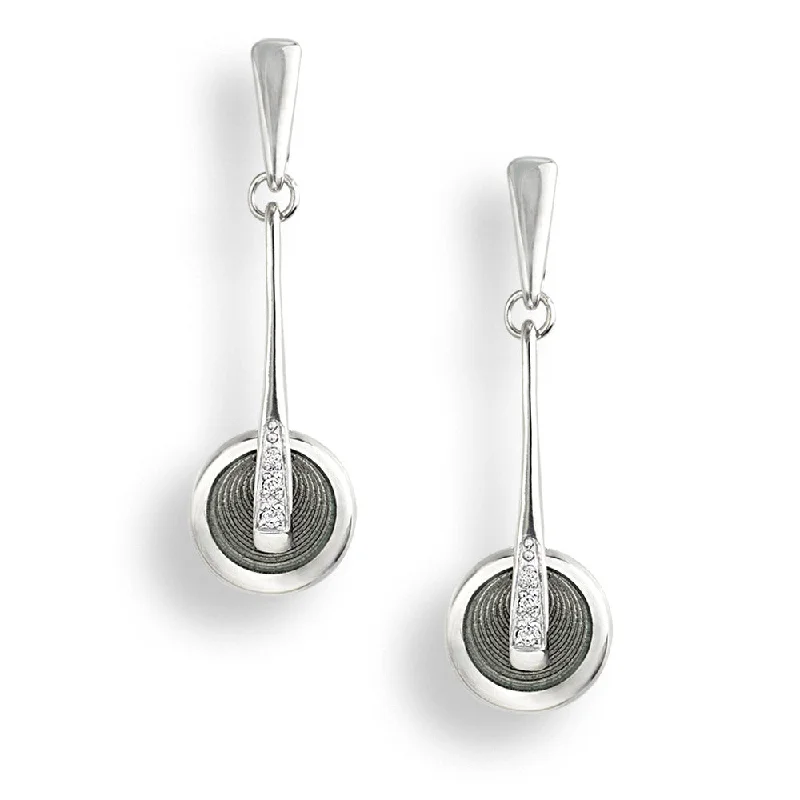 Luxury Silver Earrings for Women-Polished finish on back, Rhodium Plated for easy care, Gift Boxed