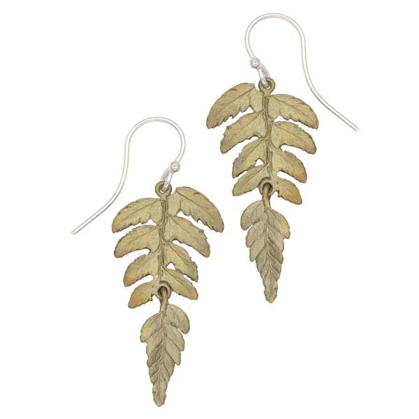 Chunky Statement Earrings for Bold Style-Fern Earrings