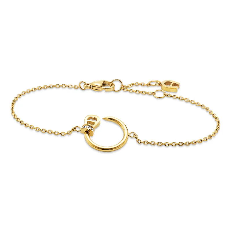 Simple Gold Bracelet for Daily Use-Women Gold Bracelet