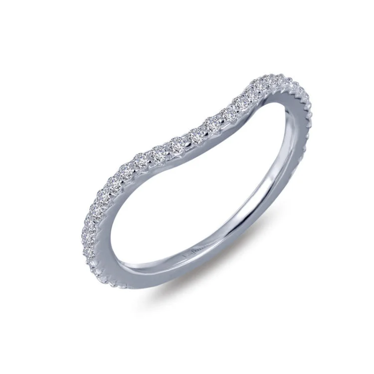 Simple Wedding Ring for Men and Women-0.33 CTW Half Eternity Band