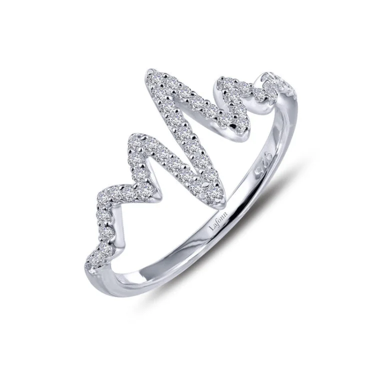 Beautiful Wedding Band for Women-Heartbeat Ring