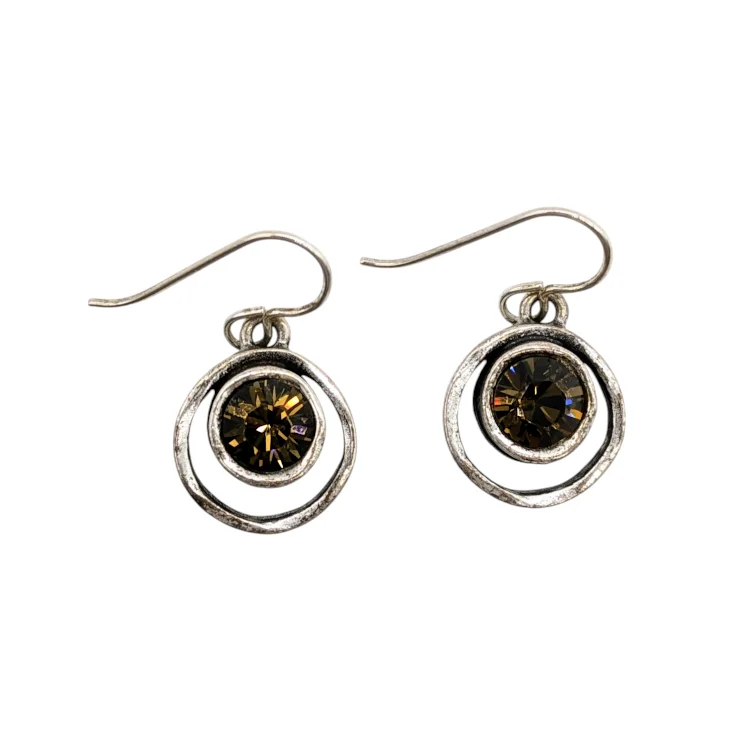 Sparkling Earrings for Special Occasions-Skeeball Earrings by Patricia Locke