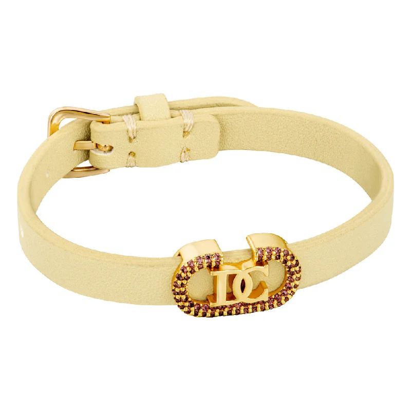 Luxury Gold Bracelet for Special Occasions-Women Voga Yellow Bracelet