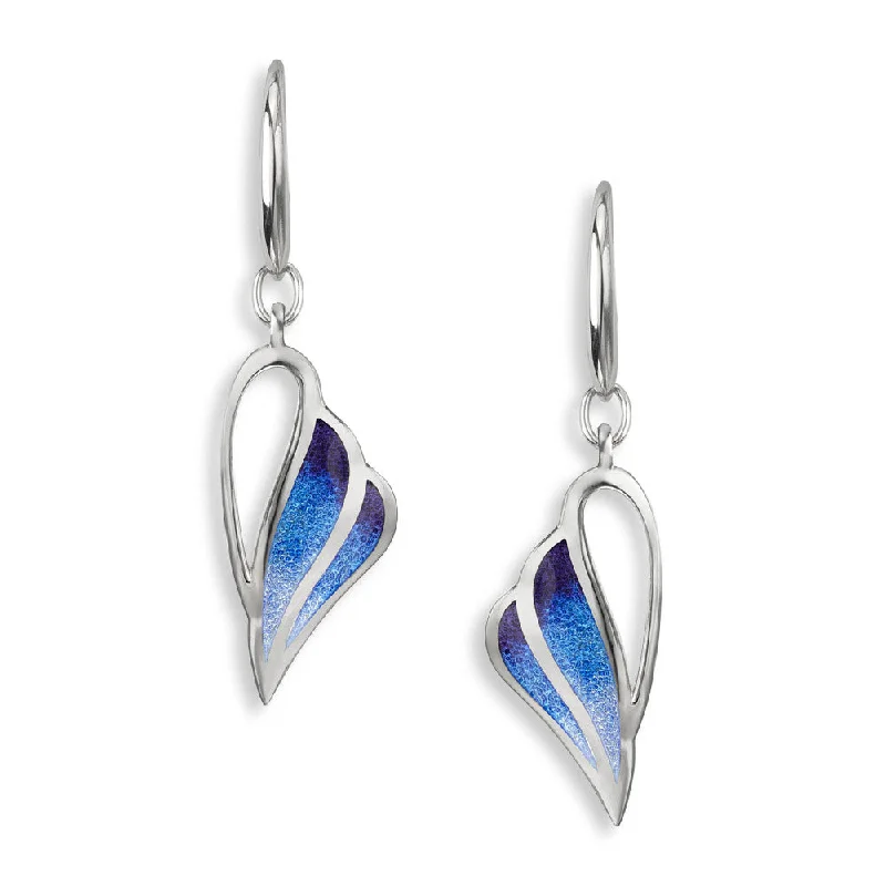 Unique Gem Earrings for Trendsetters-Polished finish on back, Rhodium Plated for easy care, Gift Boxed