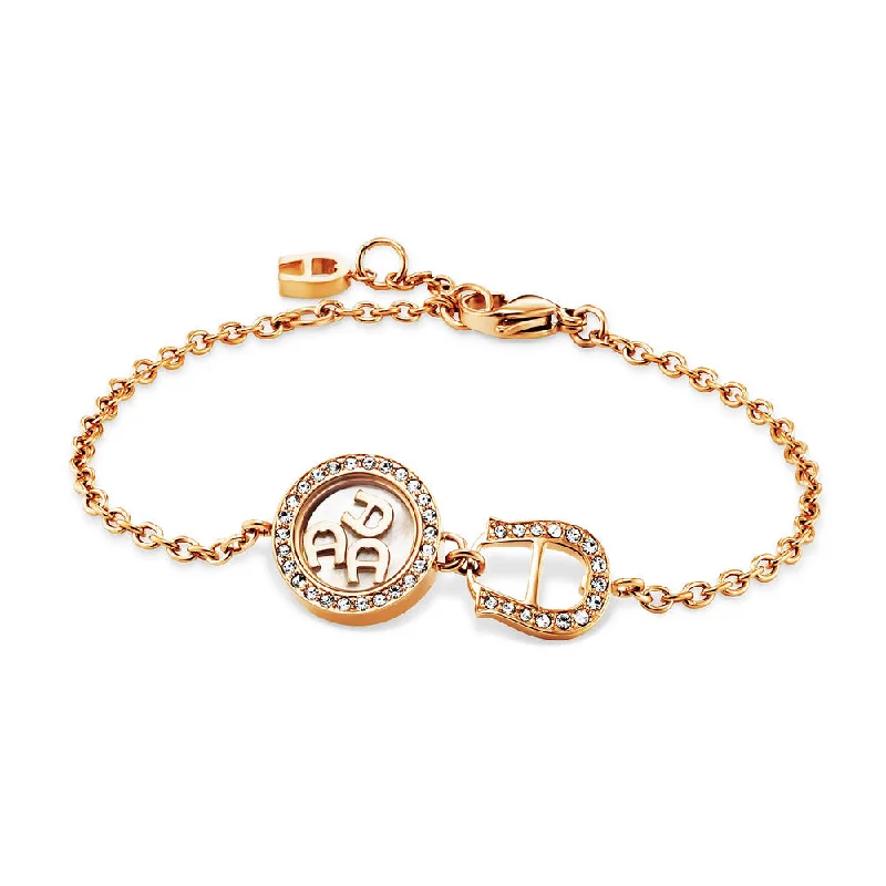 Custom Charm Bracelet for Special Occasion-Women Novelty Rose Gold Bracelet