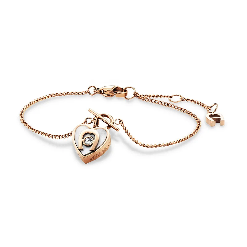 Rose Gold Bracelet for Elegant Style-Women Aigner Bracelet