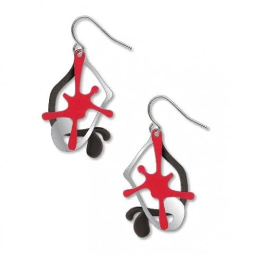 Classic Earrings for Women-Splatter Earrings