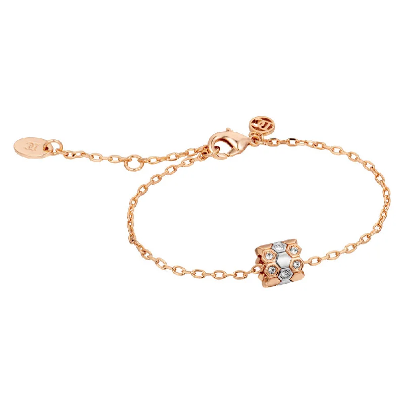 Personalized Gold Bracelet for Special Moments-Women Favo Two Tone Bracelet