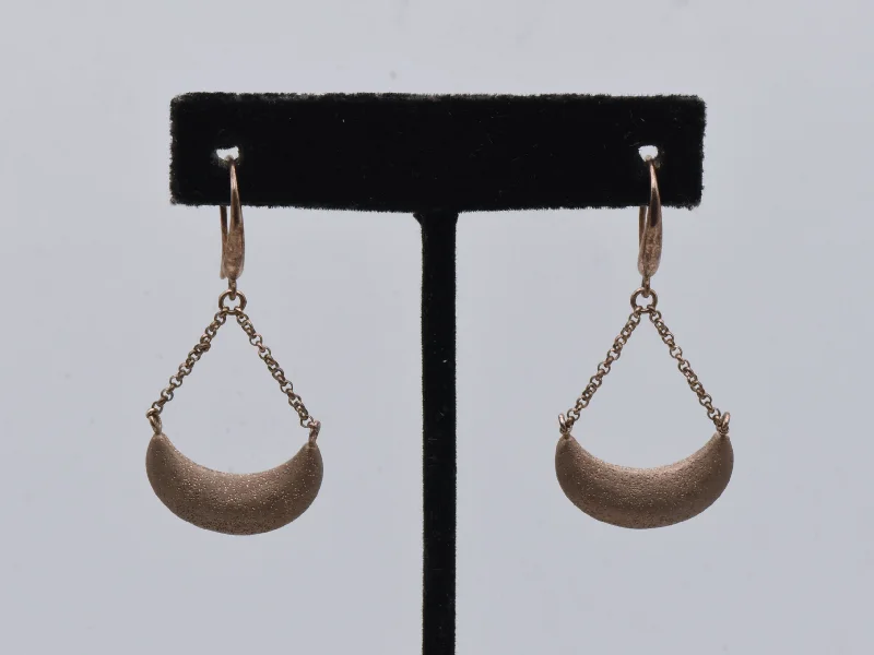 Ethnic Earrings for Traditional Wear-Vintage Sterling Silver Copper Tone Dangle Earrings