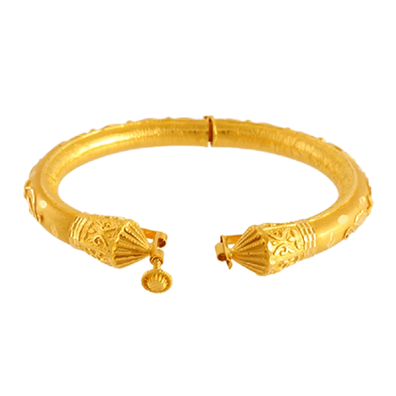 Designer Bangles for Fashion-22KT Yellow Gold Bangle For Women