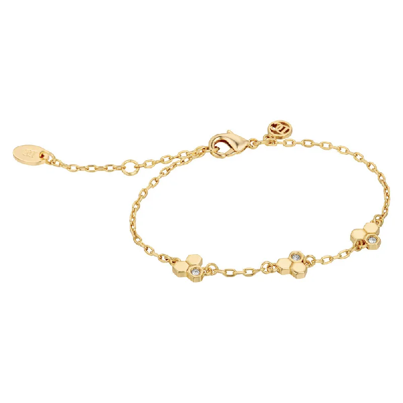 Simple Bead Bracelet for Casual Looks-Women Favo Gold Bracelet