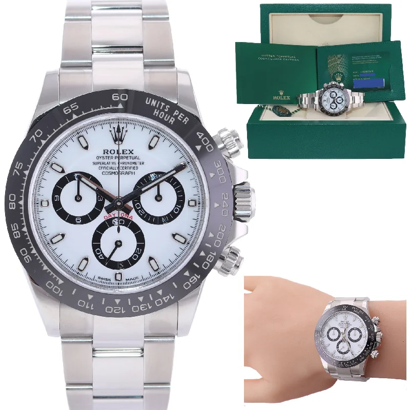 Digital Sports Watches with Multiple Functions-2023 NEW PAPERS Rolex Daytona 116500LN White Ceramic Panda Watch Box